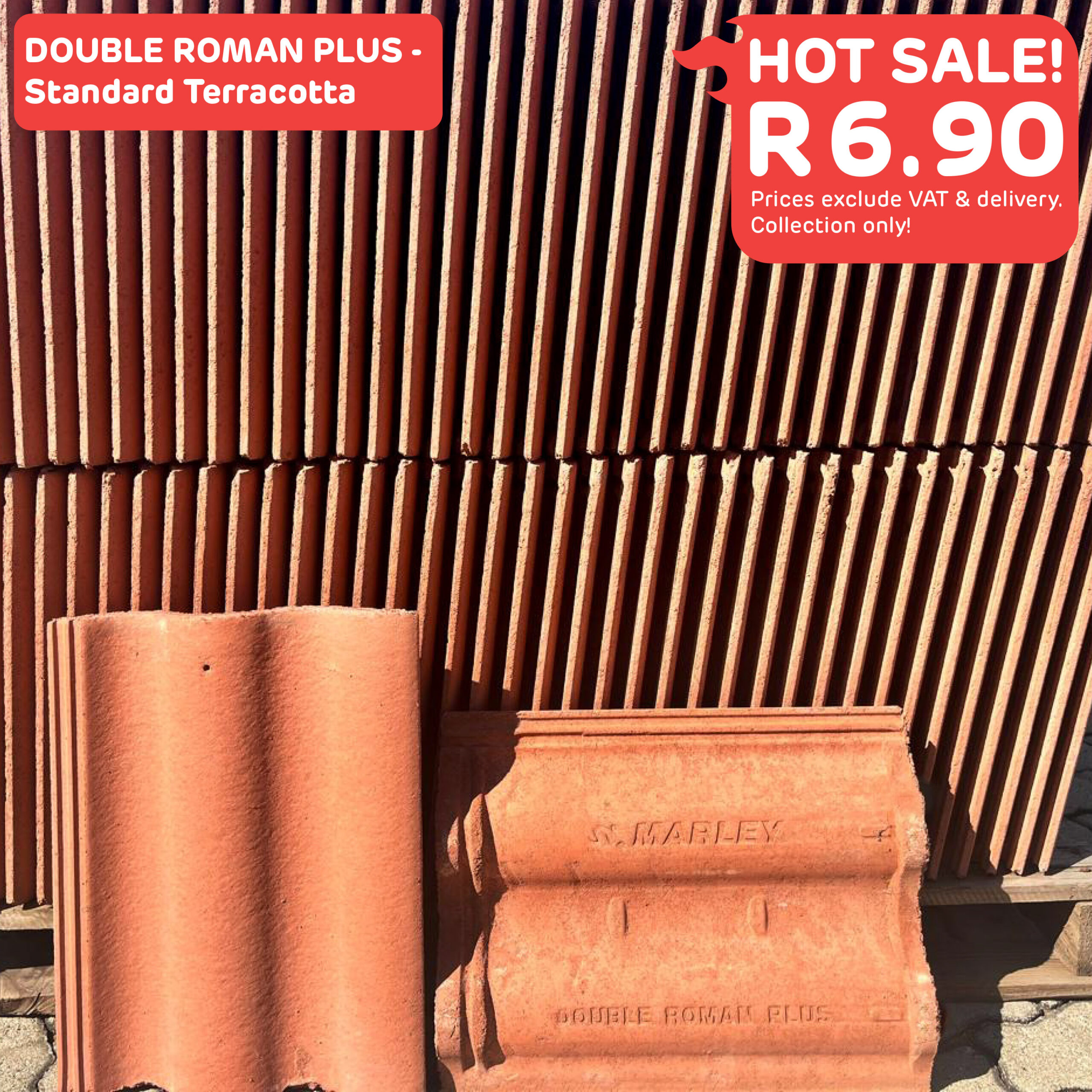 MARLEY DOUBLE ROMAN PLUS STANDARD TERRACOTTA