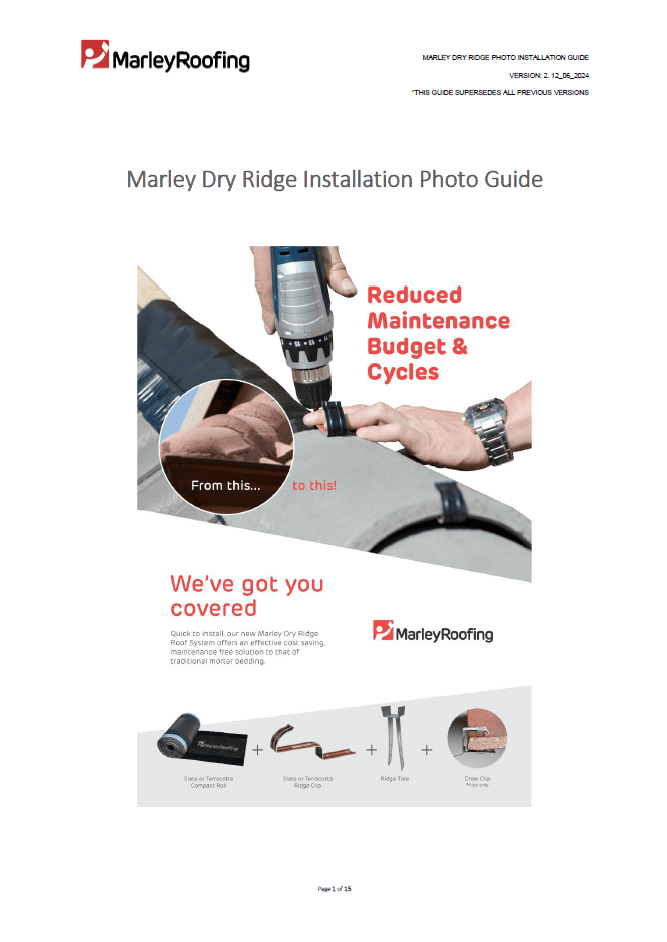 Marley Dry Ridge Photo Installation Guide