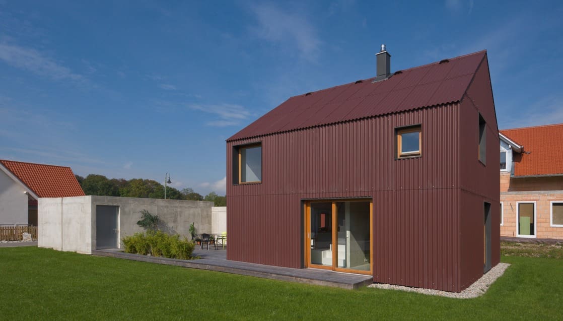 Super Six cldding for light steel frame house